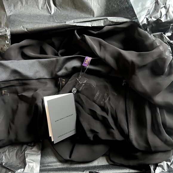 Maison Close Long Muslin Wrap Skirt Sheer Sz US 6 - Picture 7 of 11